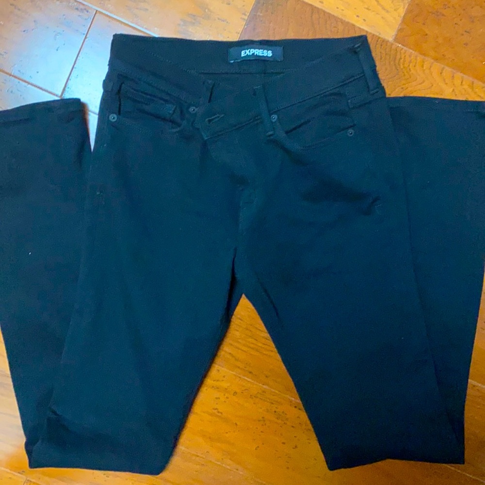 Black express skyscraper jeans